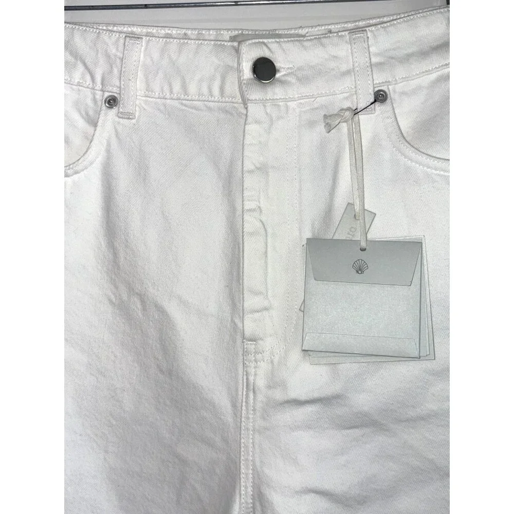 Loulou Studio Isu Shorts in Ivory 25 New Womens Bermuda Long Knee